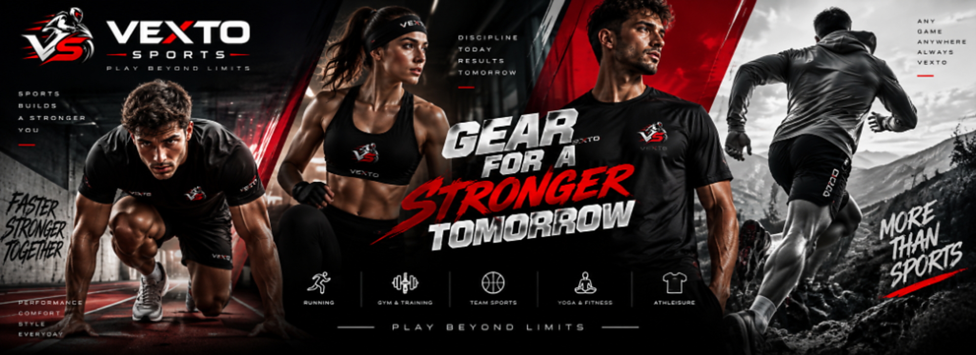 Vexto Sports - Gear for a Stronger Tomorrow